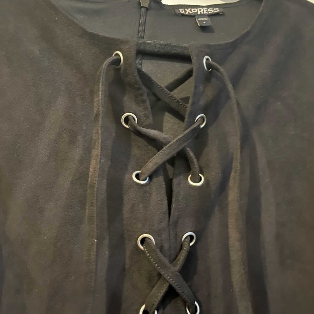 Express faux Suede mini dress - Picture 3 of 3